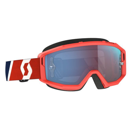 SCOTT USA PRIMAL GOGGLES RED/WHITE - ORANGE CHROME WORKS - Driven Powersports Inc.7615523017133278597 - 1228349