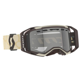 Scott Prospect 2.0 Enduro Goggles Desert Beige/Earth Brown Light Sensitive Grey - DRIVEN Canada's Powersports 7616185106845421476-7921343