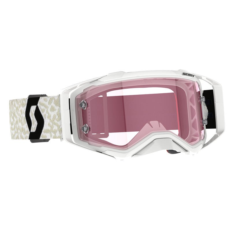 SCOTT PROSPECT AMPLIFIER GOGGLES WHITE/BLACK - PINK WORKS - Driven Powersports Inc.192820845265285536 - 7430352