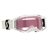 SCOTT PROSPECT AMPLIFIER GOGGLES WHITE/BLACK - PINK WORKS - Driven Powersports Inc.192820845265285536 - 7430352