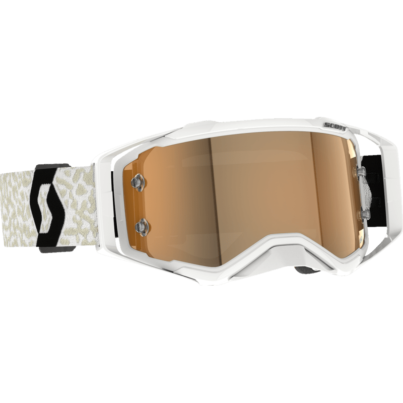 SCOTT USA PROSPECT AMPLIFIER GOGGLES WHITE/BLACK GOLD CHROME WORKS - DRIVEN Canada's Powersports 196530065791285536 - 1454349