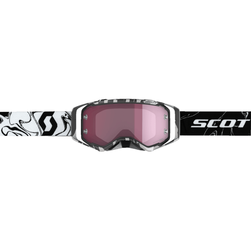 SCOTT USA PROSPECT AMPLIFIER MX GOGGLES (MARBLE BLACK/WHITE - PINK WORKS) - Driven Powersports Inc.192820572291285536 - 7082352