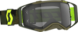 SCOTT USA PROSPECT GOGGLES KHAKI GREEN/NEON YELLOW LIGHT SENSITIVE GREY WORKS - DRIVEN Canada's Powersports 196530065876272820 - 7701327