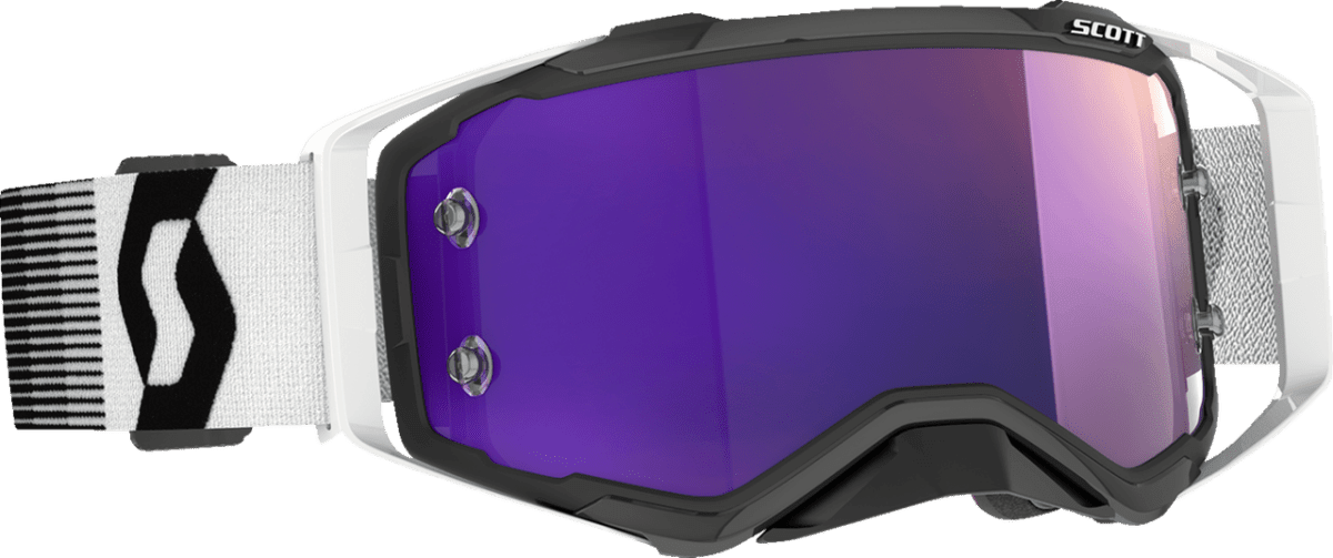 SCOTT PROSPECT GOGGLES PREMIUM BLACK/WHITE - PURPLE CHROME WORKS - Driven Powersports Inc.7615523902514272821 - 7702281