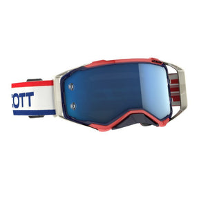 SCOTT USA PROSPECT GOGGLES RETRO WHITE/BLUE - BLUE CHROME WORKS - Driven Powersports Inc.192820844640272821 - 7433349