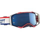 SCOTT USA PROSPECT GOGGLES RETRO WHITE/BLUE BLUE CHROME WORKS - DRIVEN Canada's Powersports 192820844640272821 - 7433349