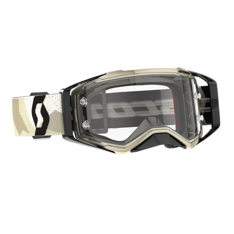 SCOTT USA PROSPECT SAND DUST GOGGLES CAMO BEIGE/BLACK - LIGHT SENSITIVE GREY WORKS Grey - Driven Powersports