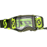 SCOTT USA PROSPECT SUPER WFS GOGGLES KHAKI GREEN/NEON YELLOW CLEAR WORKS - DRIVEN Canada's Powersports 196530065982278595 - 7701113