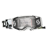 SCOTT USA PROSPECT SUPER WFS MX GOGGLES White/Black Clear - Driven Powersports