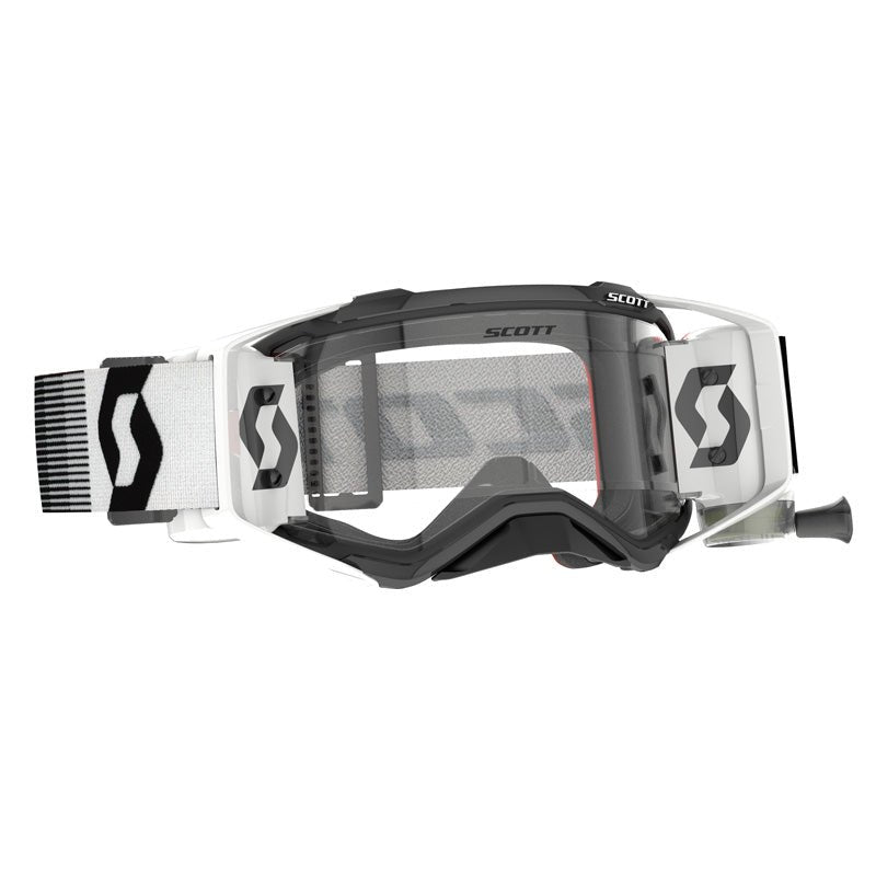 SCOTT USA PROSPECT WFS GOGGLES PREMIUM BLACK/WHITE - CLEAR WORKS Black/White Clear - Driven Powersports