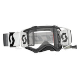 SCOTT USA PROSPECT WFS GOGGLES PREMIUM BLACK/WHITE - CLEAR WORKS Black/White Clear - Driven Powersports