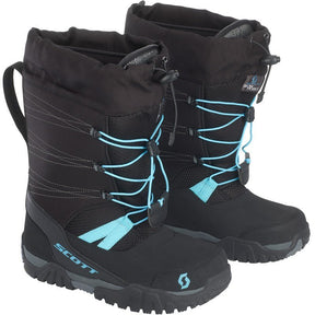 SCOTT USA R/T SNOWMOBILE WOMEN'S BOOTS - BLACK/BRIGHT BLUE (10/42) (279512 - 6713042) - Driven Powersports Inc.7615523047604279512 - 6713042