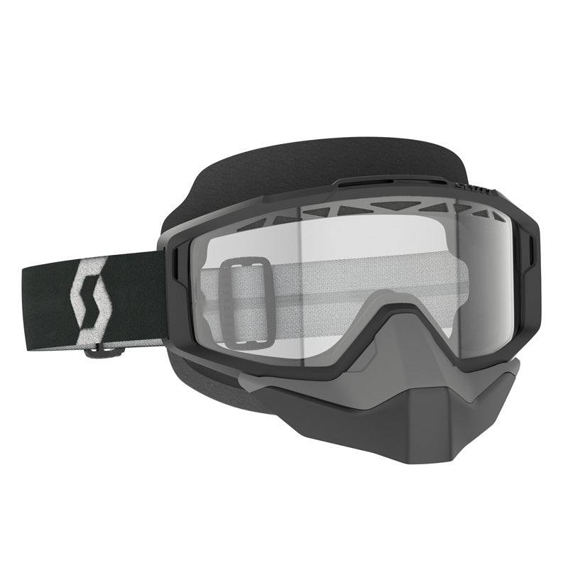 SCOTT USA SPLIT OTG SNOWMOBILE GOGGLES (BLACK/WHITE CLEAR) - DRIVEN Canada's Powersports 192820572253285543 - 0001043