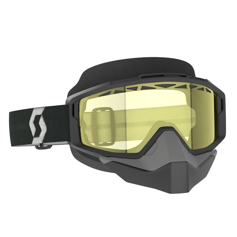 SCOTT USA SPLIT OTG SNOWMOBILE GOGGLES (BLACK/WHITE YELLOW) - DRIVEN Canada's Powersports 192820572246285543 - 0001029