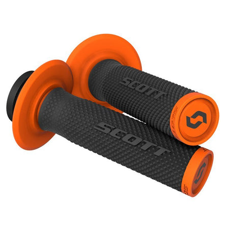 SCOTT USA SX II LOCK - ON GRIPS + CAM SET BLACK/YELLOW - Driven Powersports Inc.192820843360292452 - 1009