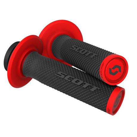 SCOTT USA SX II LOCK - ON GRIPS + CAM SET BLACK/YELLOW - Driven Powersports Inc.192820843384292452 - 1042