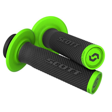 SCOTT USA SX II LOCK - ON GRIPS + CAM SET BLACK/YELLOW - Driven Powersports Inc.192820843391292452 - 1043