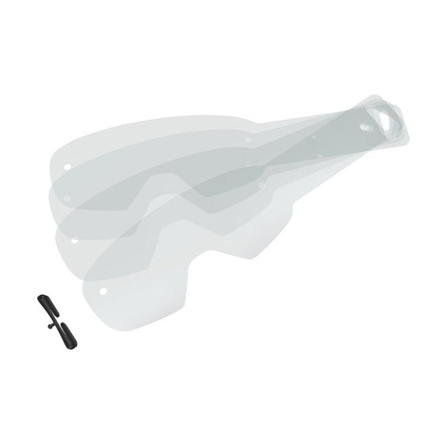 SCOTT USA TEAROFFS FOR BUZZ JUNIOR - PACK OF 20 (248781 - 222) - Driven Powersports Inc.248781 - 222