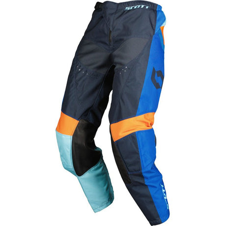 SCOTT USA 350 RACE EVO PANTS - BLUE/ORANGE (38) - Driven Powersports Inc.7615523632046285591 - 1454028