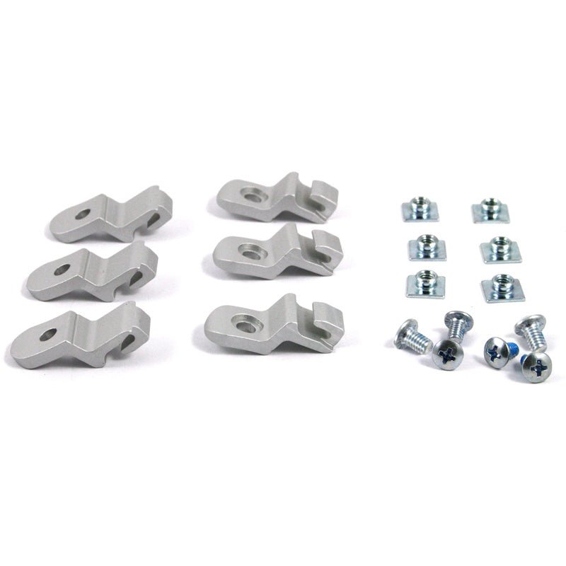 SCOTT USA BUCKLE SET FOR 550 MX BOOTS (SILVER/BLACK) - Driven Powersports Inc.244915 - 1015223