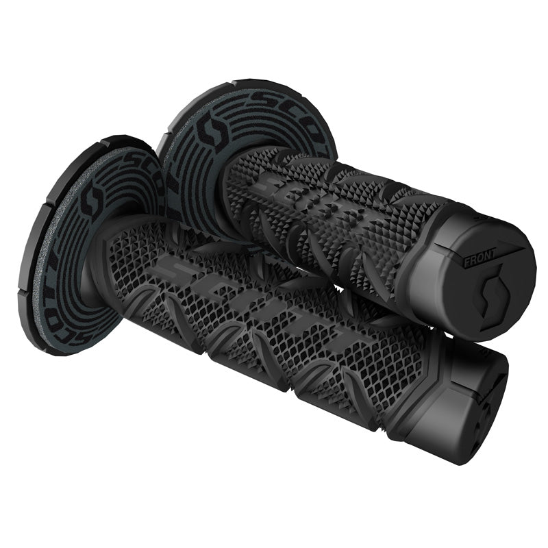 SCOTT USA DIAMOND MX GRIPS WITH DONUTS BLACK WITH (219626 - 0001) - Driven Powersports Inc.192820572116219626 - 0001