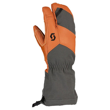 SCOTT USA EXPLORAIR ALPINE GLOVES - DARK GREY/BURNT ORANGE (L) (291895 - 5237001) - Driven Powersports Inc.7615523587421291895 - 5237001