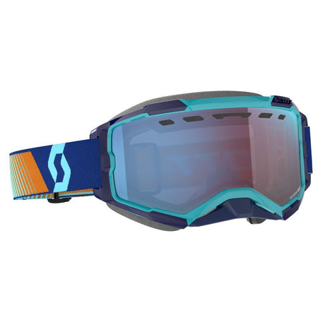 SCOTT USA FURY SNOWMOBILE GOGGLES (ROYAL BLUE/ORANGE - BLUE CHROME) (278605 - 7436347) - Driven Powersports Inc.192820845180278605 - 7436347