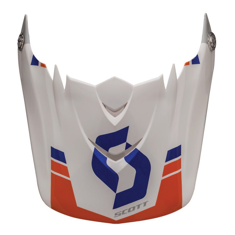 SCOTT USA PEAK FOR 250 PHOTON JUNIOR HELMET WHITE/BLUE (233227 - 1029222) - Driven Powersports Inc.233227 - 1029222