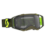 SCOTT USA PROSPECT GOGGLES KHAKI GREEN/NEON YELLOW LIGHT SENSITIVE GREY WORKS - DRIVEN Canada's Powersports 196530065876272820 - 7701327