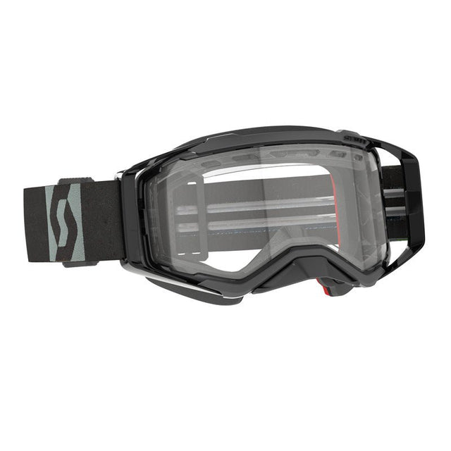 SCOTT USA PROSPECT SNOWMOBILE GOGGLES (BLACK/GREY - CLEAR) - Driven Powersports Inc.192820844831272846 - 1001043