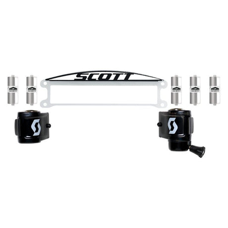 SCOTT USA WFS KIT WITH ANTISTICK GRID FOR HUSTLE/TYRANT/SPLIT OTG/PRIMAL - BLACK (248783 - 222) - Driven Powersports Inc.248783 - 222