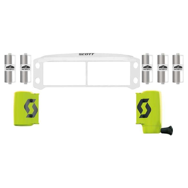 SCOTT USA WFS KIT WITH ANTISTICK GRID FOR HUSTLE/TYRANT/SPLIT OTG/PRIMAL - YELLOW (265916 - 222) - Driven Powersports Inc.265916 - 222