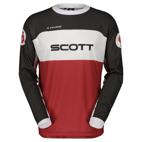 SCOTT USA X - PLORE SWAP JERSEY - GREY/ORANGE (2XL) - Driven Powersports Inc.7615523904952292378 - 1018006