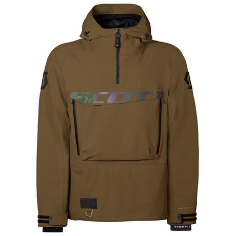 SCOTT USA XT FLEX DRYO PULL - OVER JACKET - EARTH BROWN (L) (278414 - 7056008) - Driven Powersports Inc.7615523631544278414 - 7056008