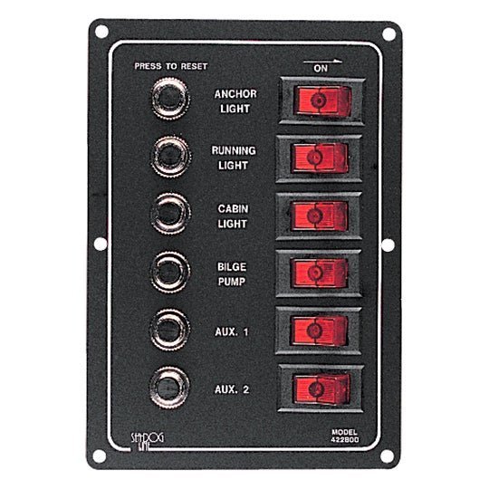 Sea - Dog Aluminum Breaker Panel - DRIVEN Canada's Powersports 035514423410422800-1