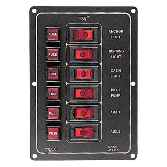 Sea - Dog Aluminum Vertical Switch Panel - DRIVEN Canada's Powersports 035514423373422110-1