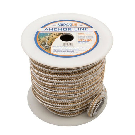 Sea - Dog Double Braided Nylon Anchor Line - DRIVEN Canada's Powersports 035514302975302112100G/W-1