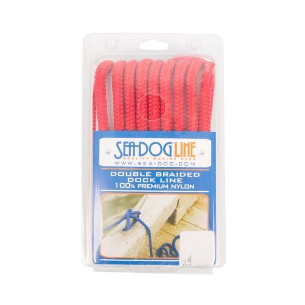 Sea - Dog Double Braided Nylon Dock Line - DRIVEN Canada's Powersports 035514302050302110015RD-1
