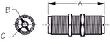 Sea - Dog Double Female Bulkhead Connector - DRIVEN Canada's Powersports 035514329590329951-1