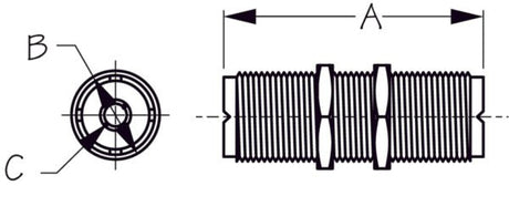 Sea - Dog Double Female Bulkhead Connector - DRIVEN Canada's Powersports 035514329590329951-1