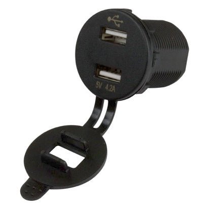 Sea - Dog Double USB Socket With Voltmeter - DRIVEN Canada's Powersports 035514428675426517-1