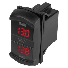 Sea - Dog Dual Voltmeter Rocker Switch Style - DRIVEN Canada's Powersports 35514428705421636-1