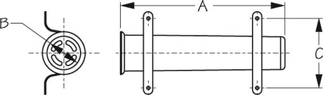 Sea - Dog Rod Holder Side Mount - DRIVEN Canada's Powersports 035514325080325140-1