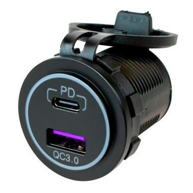 Sea - Dog USB 3.0 & USB - C Power Socket - DRIVEN Canada's Powersports 035514433082426510