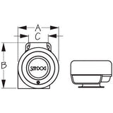 SEADOG MINI COMPACT HORN SST SINGLE (431115 - 1) - DRIVEN Canada's Powersports 035514432368431115 - 1