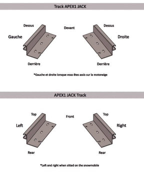 SEATJACK TRACKS APEX 2011 YAM QTY2 SEAT JACK (T - AP11J) - Driven Powersports Inc.9999999988T - AP11J
