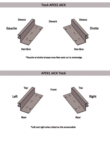 SEATJACK TRACKS APEX 2011 YAM QTY2 SEAT JACK (T - AP11J) - Driven Powersports Inc.9999999988T - AP11J