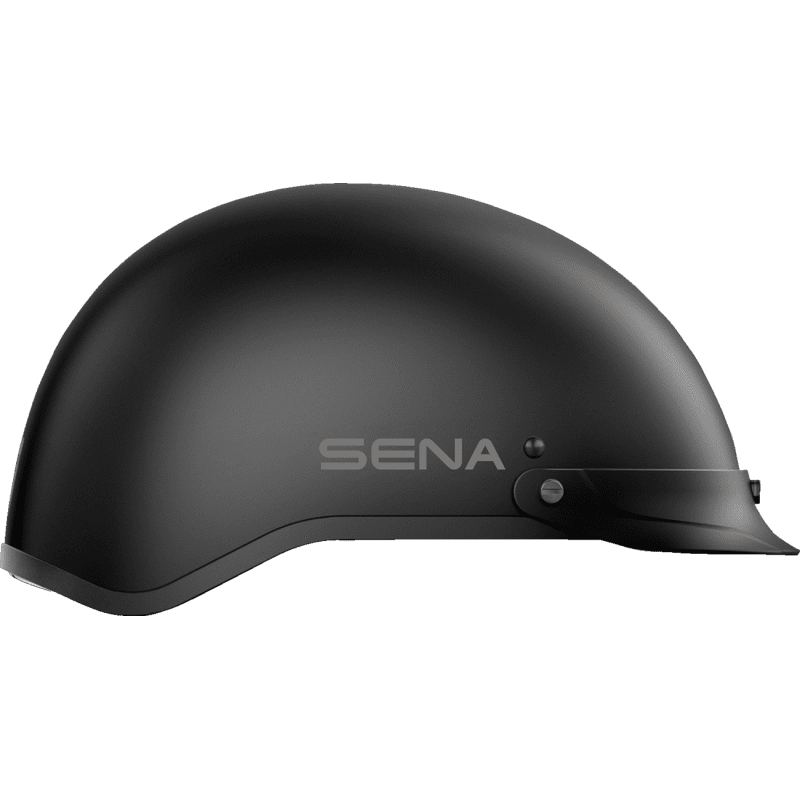SENA CAVALRY-2, MESH HALF HELMET, Matte Black Right Side - Driven Powersports