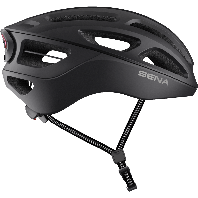 SENA CYCLING HELMET R1 EVO Matte Black Right Side - Driven Powersports