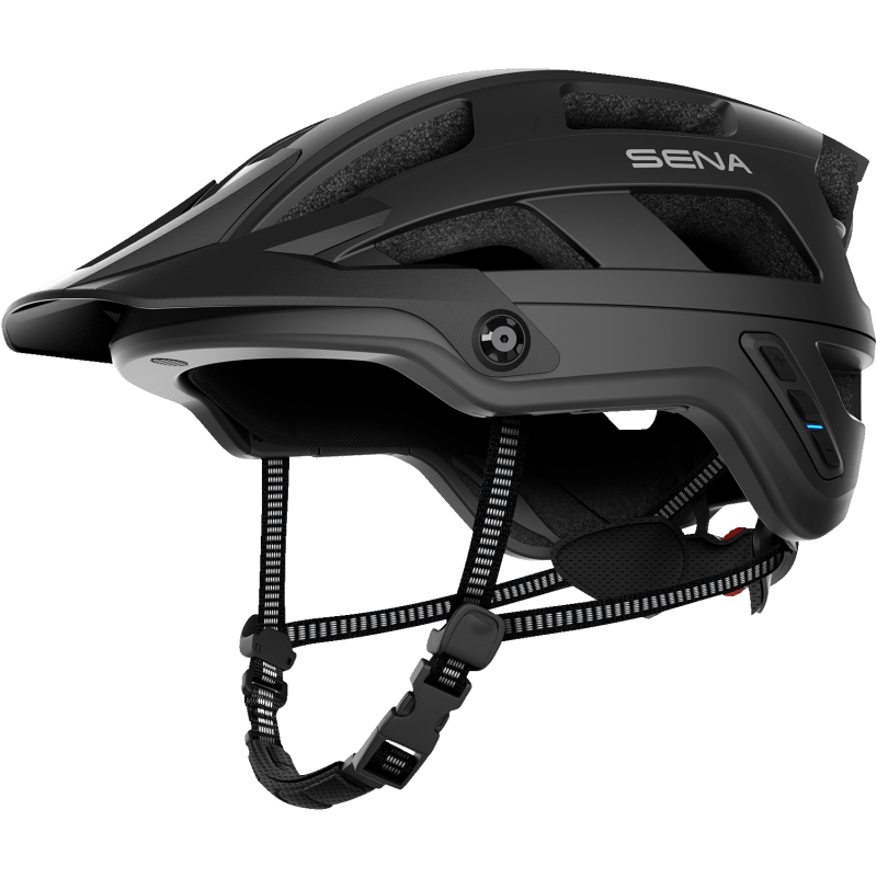 SENA M1 SENA MTB HELMET Matte Black Front - Driven Powersports